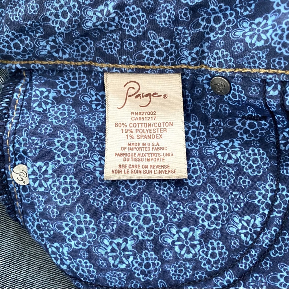 SOLD! 💚Paige Skyline Skinny Jeans NWOTs - Picture 7 of 9